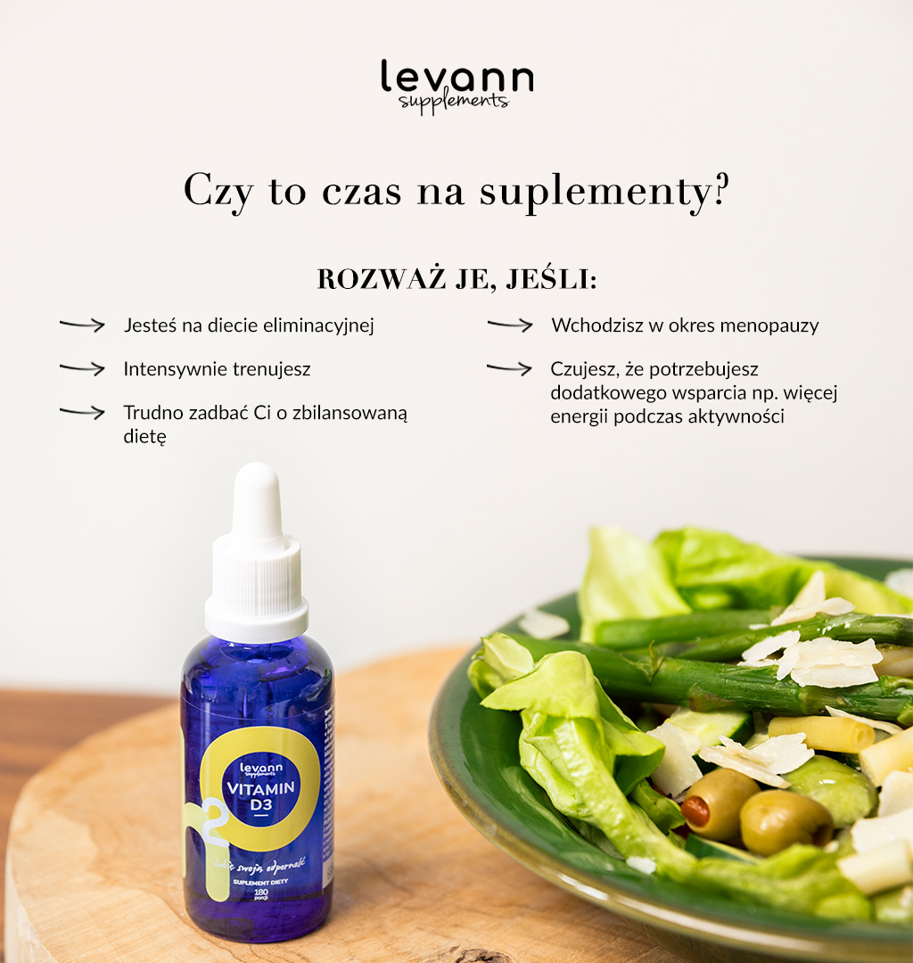 Czy to czas na suplementy? - infografika
