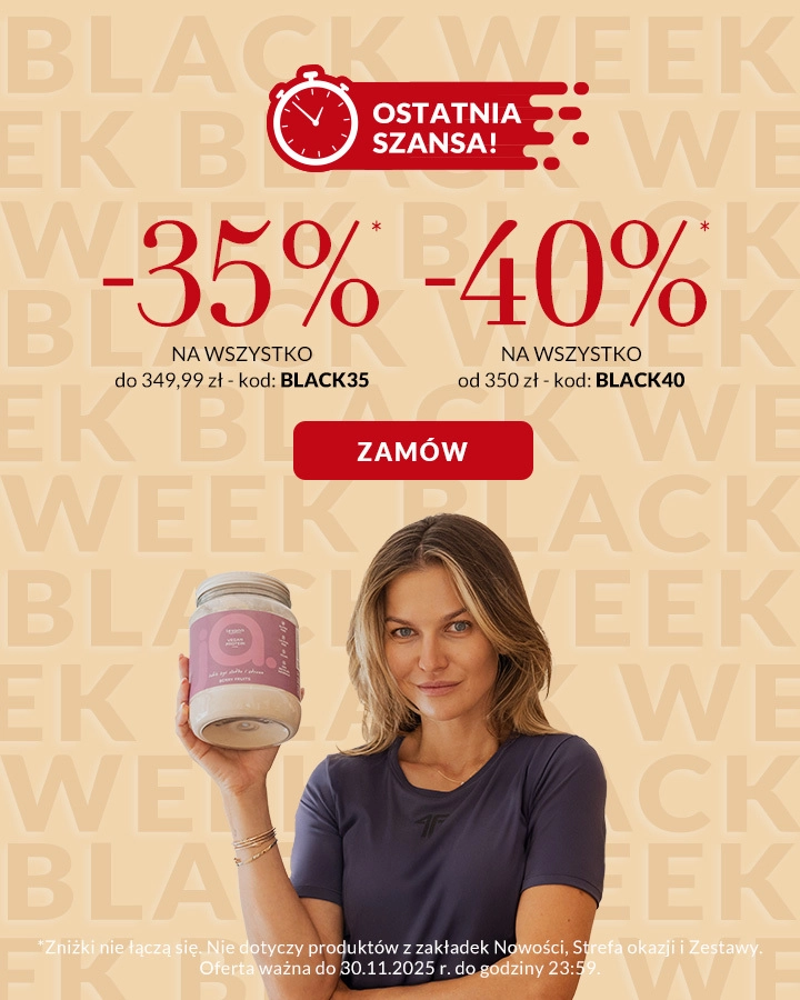 Ostatnie godziny Black Week -40% z kodem BLACK40