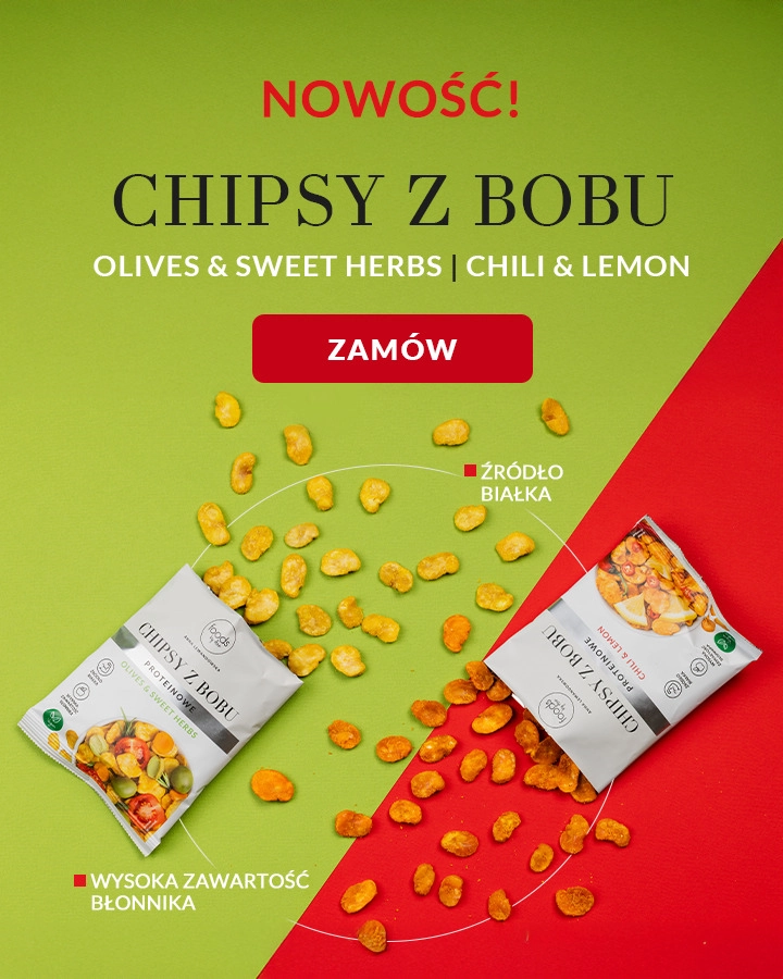 Nowość - Chipsy z bobu