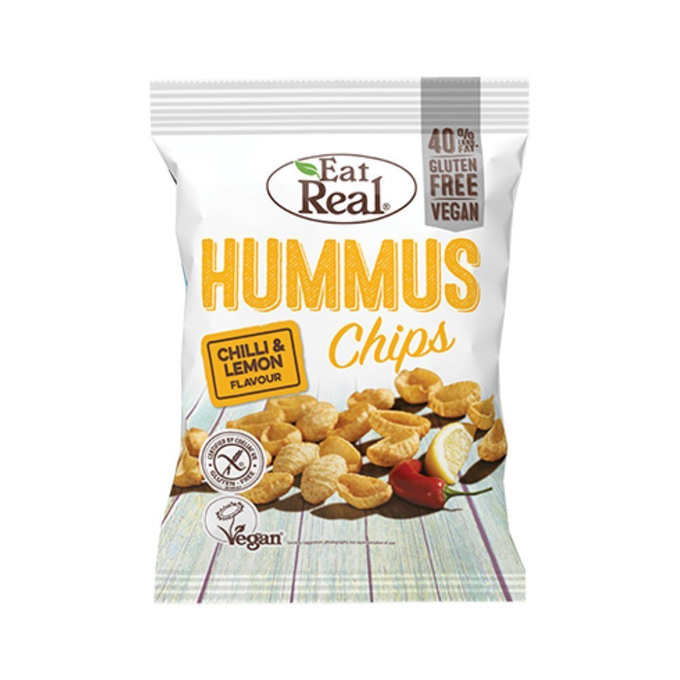 Lemon-flavored chickpea chips with chili 45g