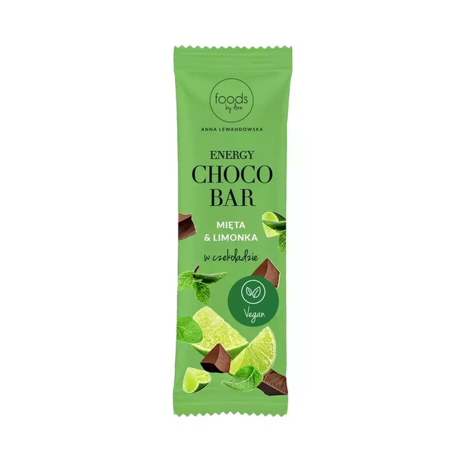 Pocket Choco Bar Mint & Lime in chocolate