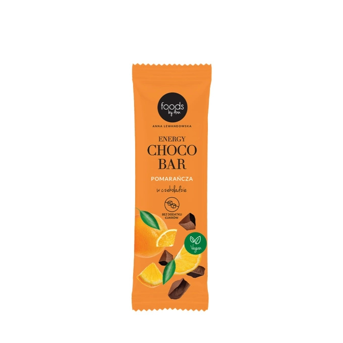 Energy Choco Bar Baton Pomarańcza w czekoladzie, 35 g