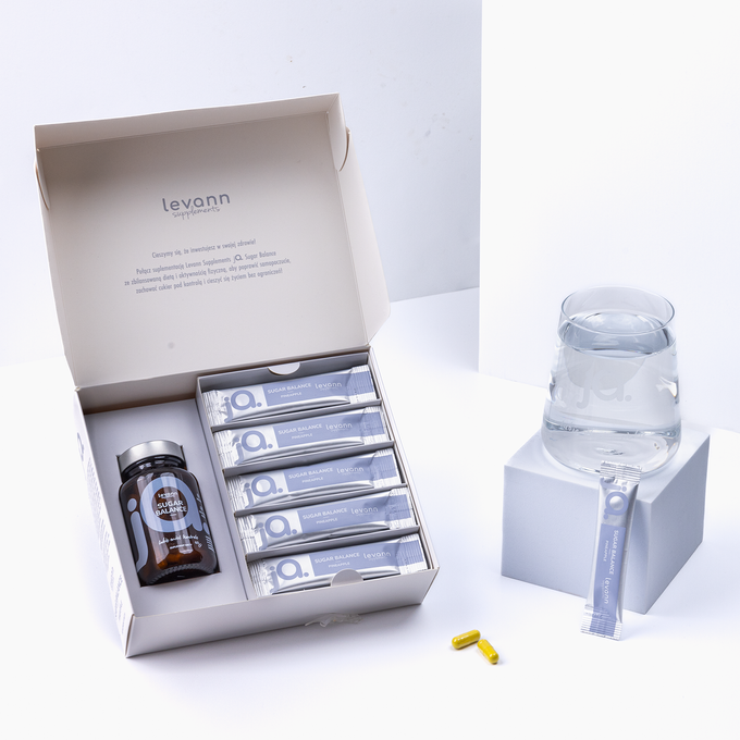 Levann “jA” Sugar Balance, 30 sobres + 60 cápsulas
