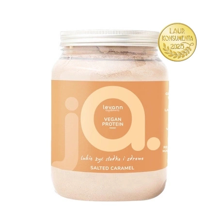 Wegańskie białko słony karmel, 500 g