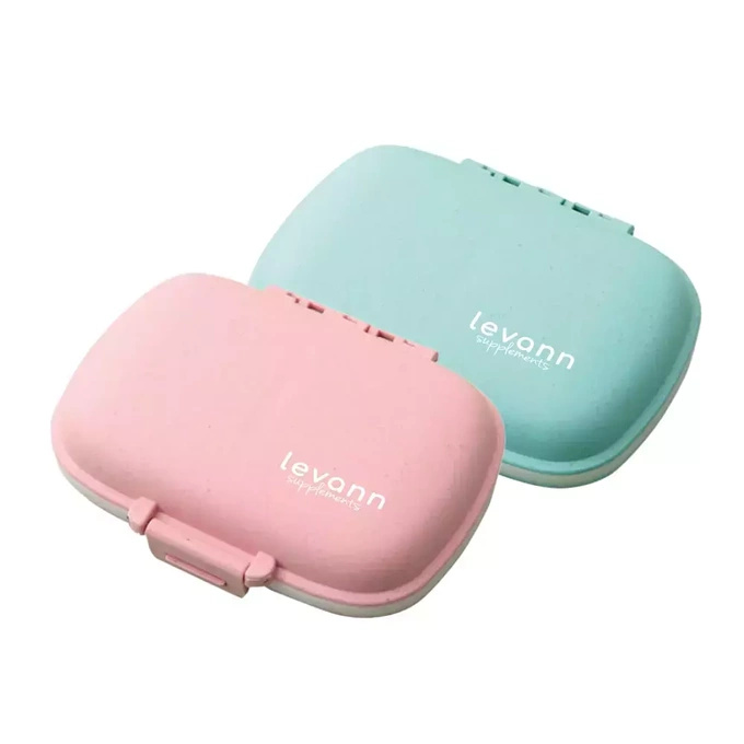 Pink supplement organizer