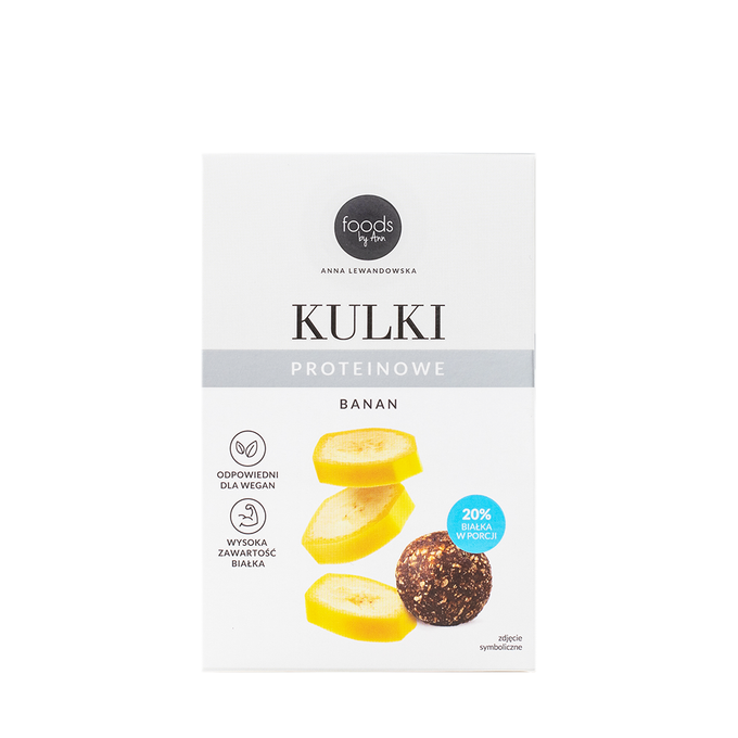 Kulki proteinowe banan, 50 g 