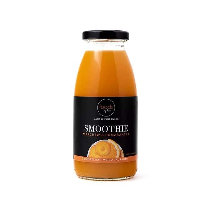 Carrot & Orange smoothie in a bottle, 250 ml