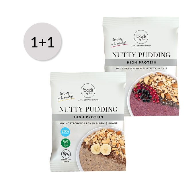 Nutty Pudding mix 3 nuts & fruits & superfoods, 50 g 1+1