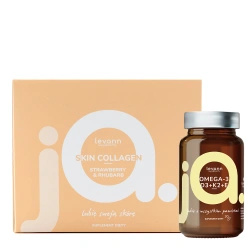 Levann "jA" Skin Collagen Truskawka & Rabarbar+ Omega-3+D3+K2+E