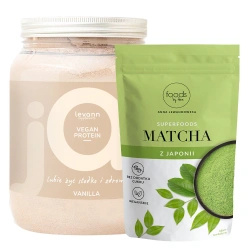 Superfoods - Matcha, 100 g + Proteína vegana de vainilla, 500 g
