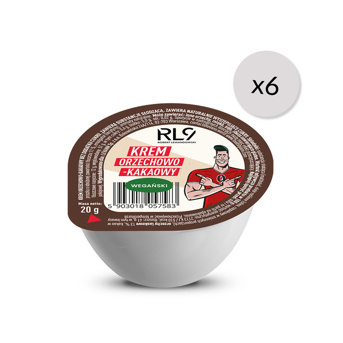 RL9 Hazelnut-cocoa cream 20g x6