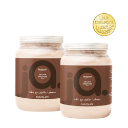 Proteína vegetal de chocolate, 300 g x2