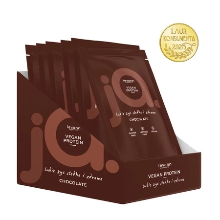 Wegańskie białko czekoladowe, 15 saszetek
