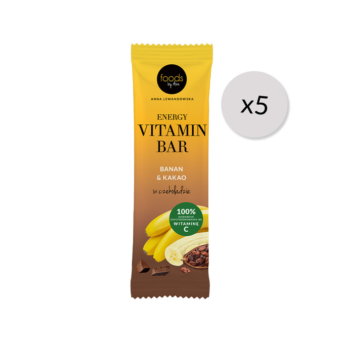 Energy Vitamin Baton Banan & Kakao x5szt