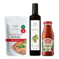 Mieszanka na pizzę + Oliwa z oliwek Classico + Passata Dawtona