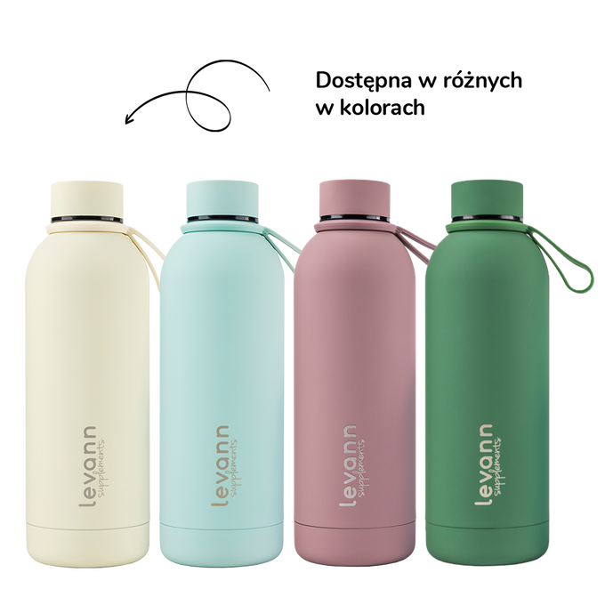 Botella térmica de acero inoxidable, 500 ml