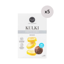 Kulki proteinowe banan, 50 g x5