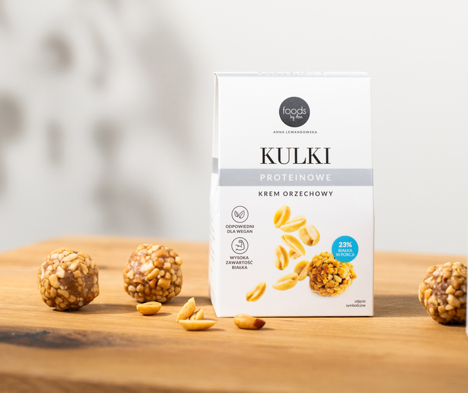 Kulki proteinowe krem orzechowy, 60 g