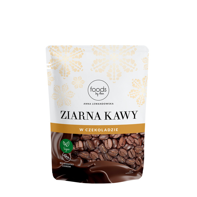 Granos de café cubiertos de chocolate, 50 g