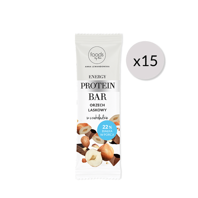 Energy Protein Bar hazelnut, 35 g x15