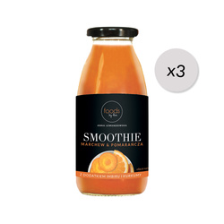 3x Carrot & Orange smoothie in a bottle, 250 ml