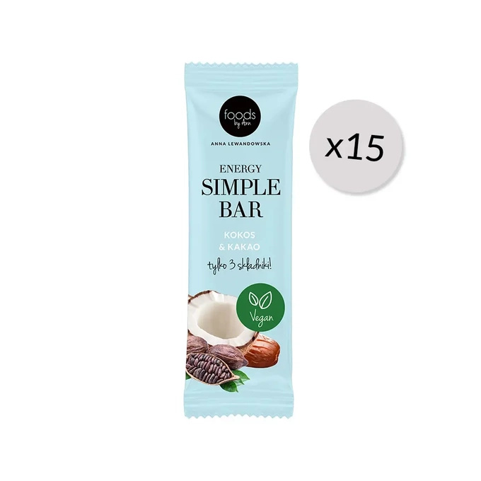 Energy Simple Bar Coco & Cocoa x15