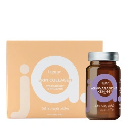 Levann “jA” Ashwagandha KSM-66® + Skin Collagen de fresa