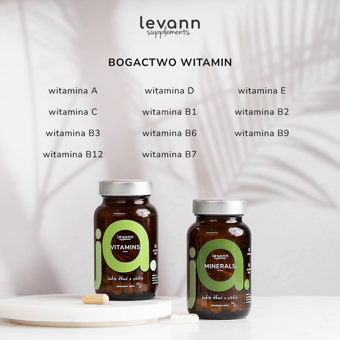 Levann "jA" vitaminas y minerales (2 x 30 cápsulas)