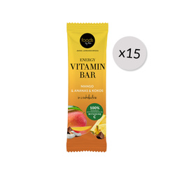 Energy Vitamin Bar Mango & Pineapple & Coco x15