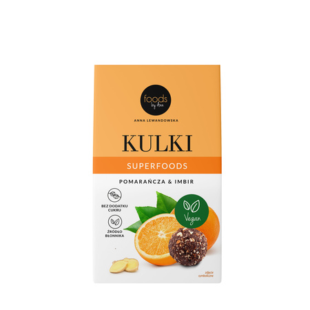 Kulki Superfoods Pomarańcza & Imbir 