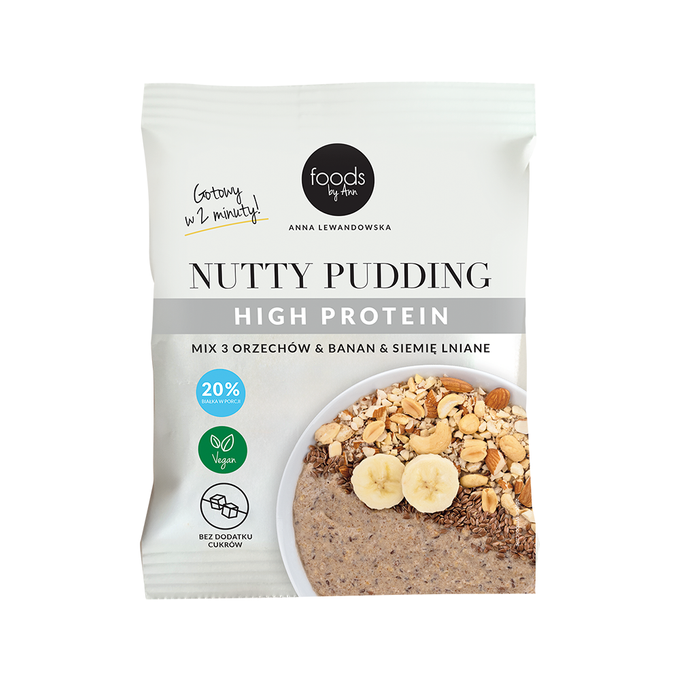 Nutty Pudding Banana and Flaxseed