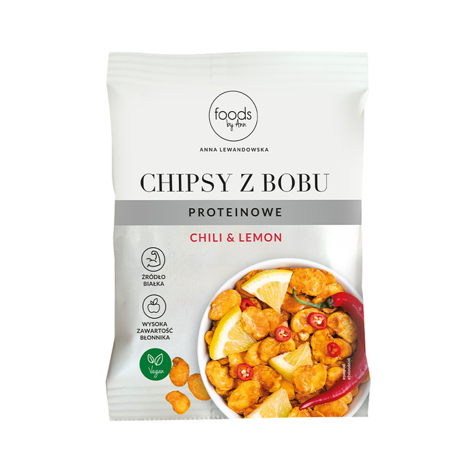Chips de Haba Chili & Lemon, 60 g