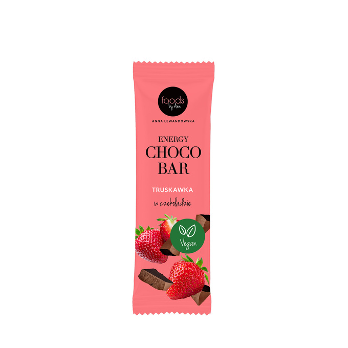 Energy Choco Bar Strawberry in chocolate, 35 g