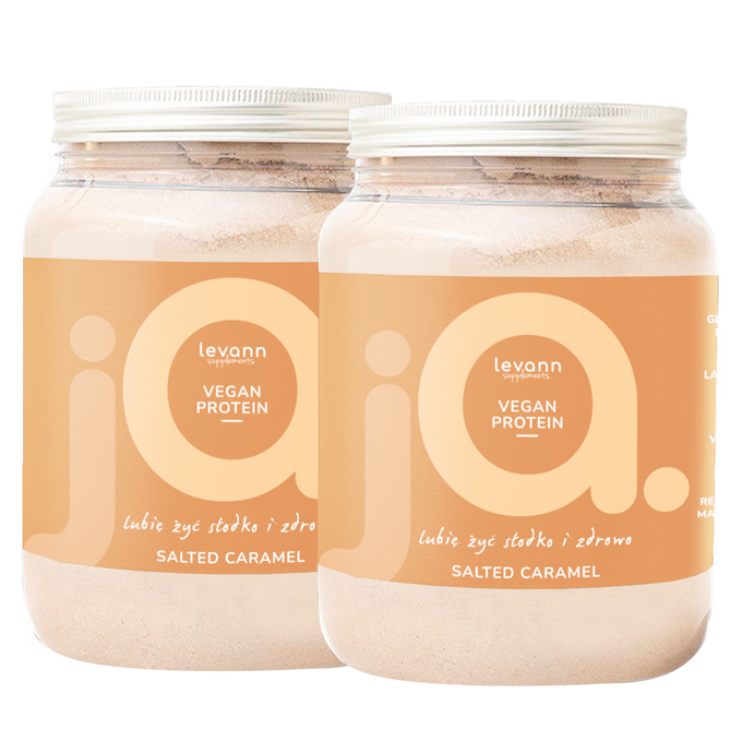 Vegan salted caramel Protein Powder, 500 g x2