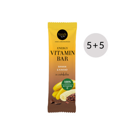 Energy Vitamin Baton Banan & Kakao 5+5 gtais!