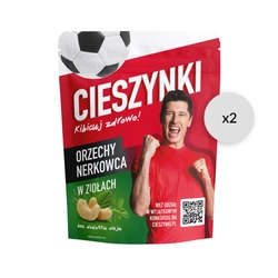 Cieszynka Orzechy nerkowca z dodatkiem ziół i pieprzu 75g x2szt