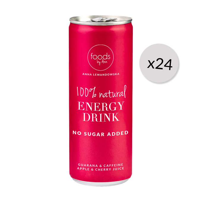 Natural Energy Drink Apple & Cherry x24