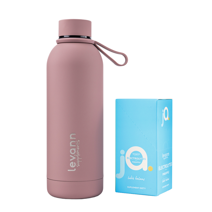 Botella térmica + Levann "jA" Electrolytes Piña