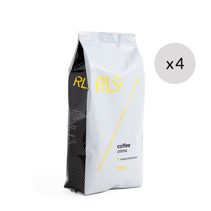 RL9 Coffee Crema ziarnista 1kg (250g x 4szt)