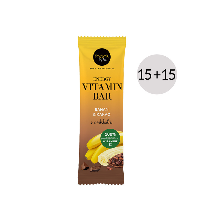 Energy Vitamin Bar Banana & Cocoa 15+15