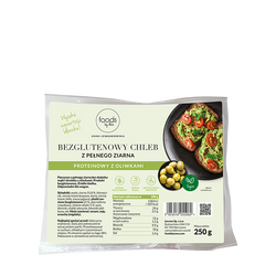 Gluten-free whole grain bread with olives, 250 g
