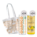 Guarco manzana, 250 ml x24 + Limonada mirabelle, 250 ml x24 + Guarco bolsa 