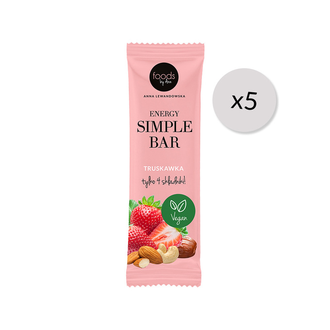 Energy Simple Bar Strawberry x5