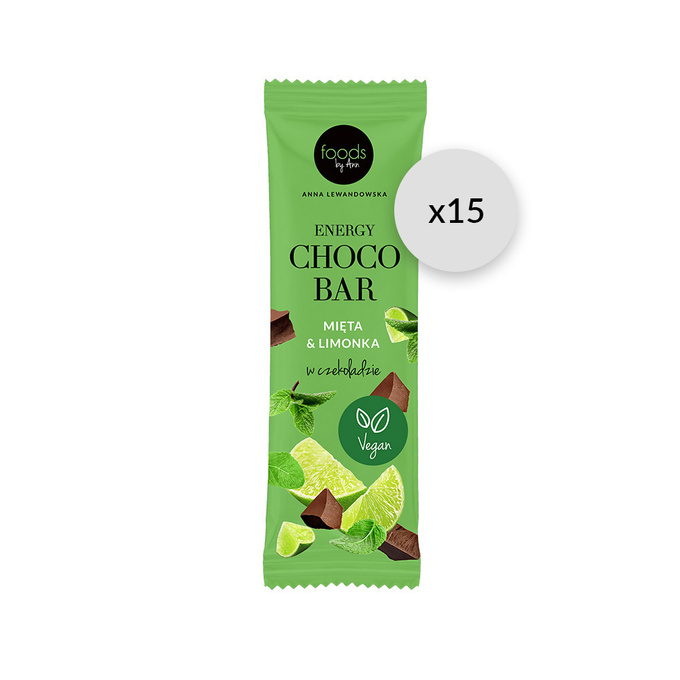Pocket Choco Bar Mięta & Limetka w czekoladzie x15szt