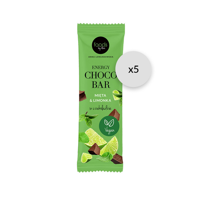 Pocket Choco Bar Mięta & Limetka w czekoladzie x5szt