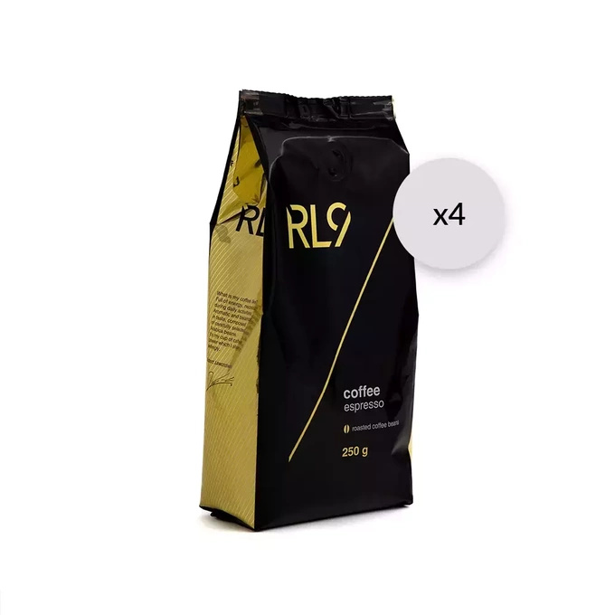 RL9 Coffee Espresso ziarnista 1kg (250g x 4szt)
